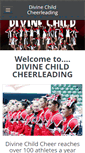 Mobile Screenshot of divinechildcheer.com